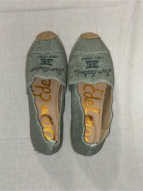 Sam Edelman Sage Woven Espadrille Slip-Ons Women’s Size 10.5